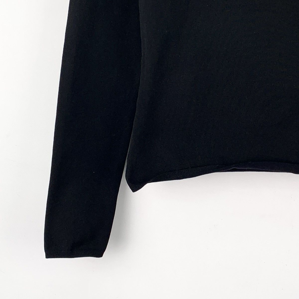 Alexander Wang Alexander Wang Black Logo Turtleneck Long Sleeve Top K26WX Size S / US 4 / IT 40 - 5 Thumbnail