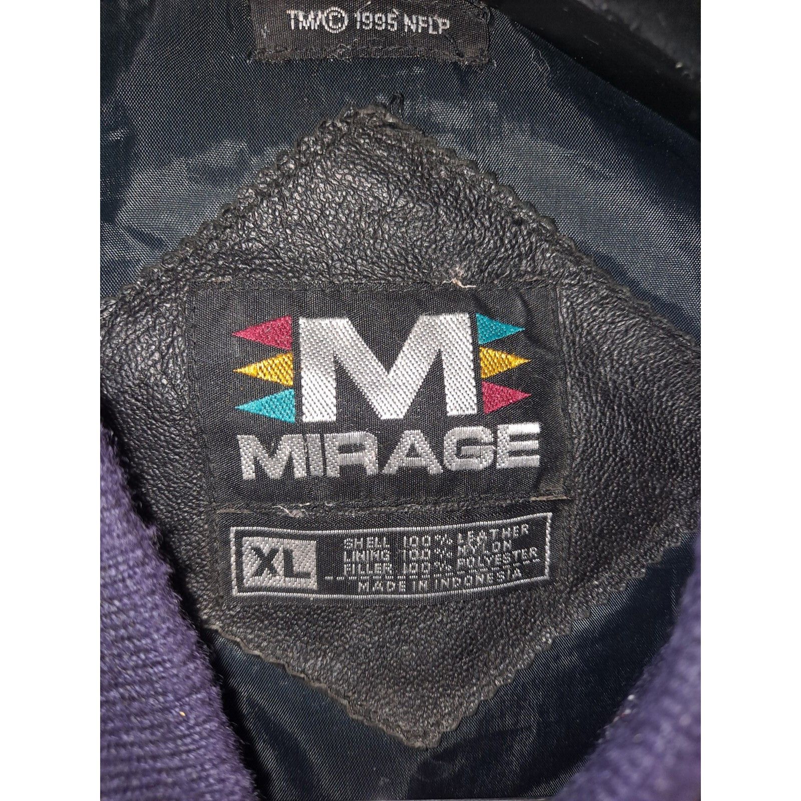 Mirage Vintage NFL Mirage Letterman PITTSBURGH STEELERS Leather Var Size US XL / EU 56 / 4 - 9 Thumbnail
