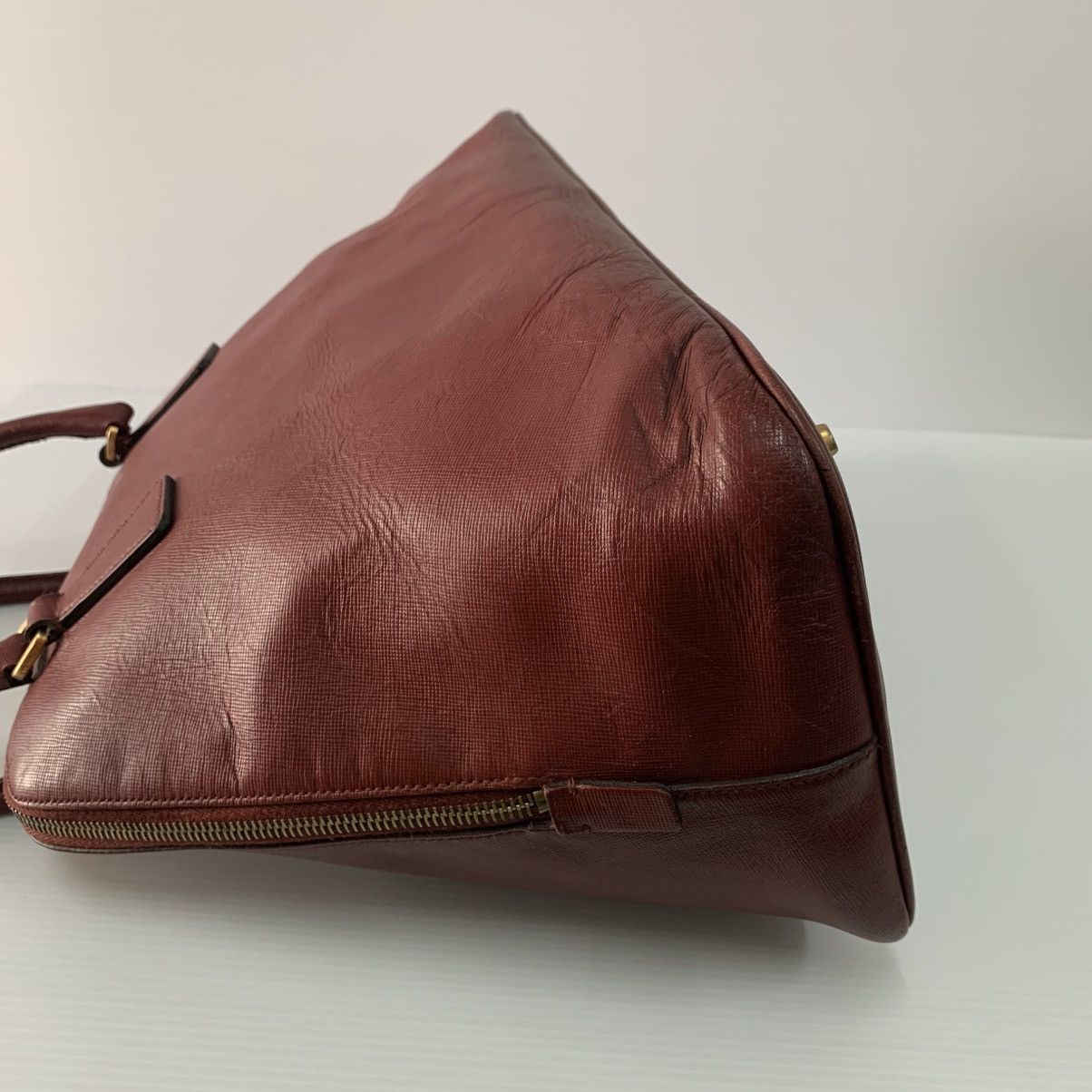 Prada Prada Alma Leather Handbag Size ONE SIZE - 8 Thumbnail