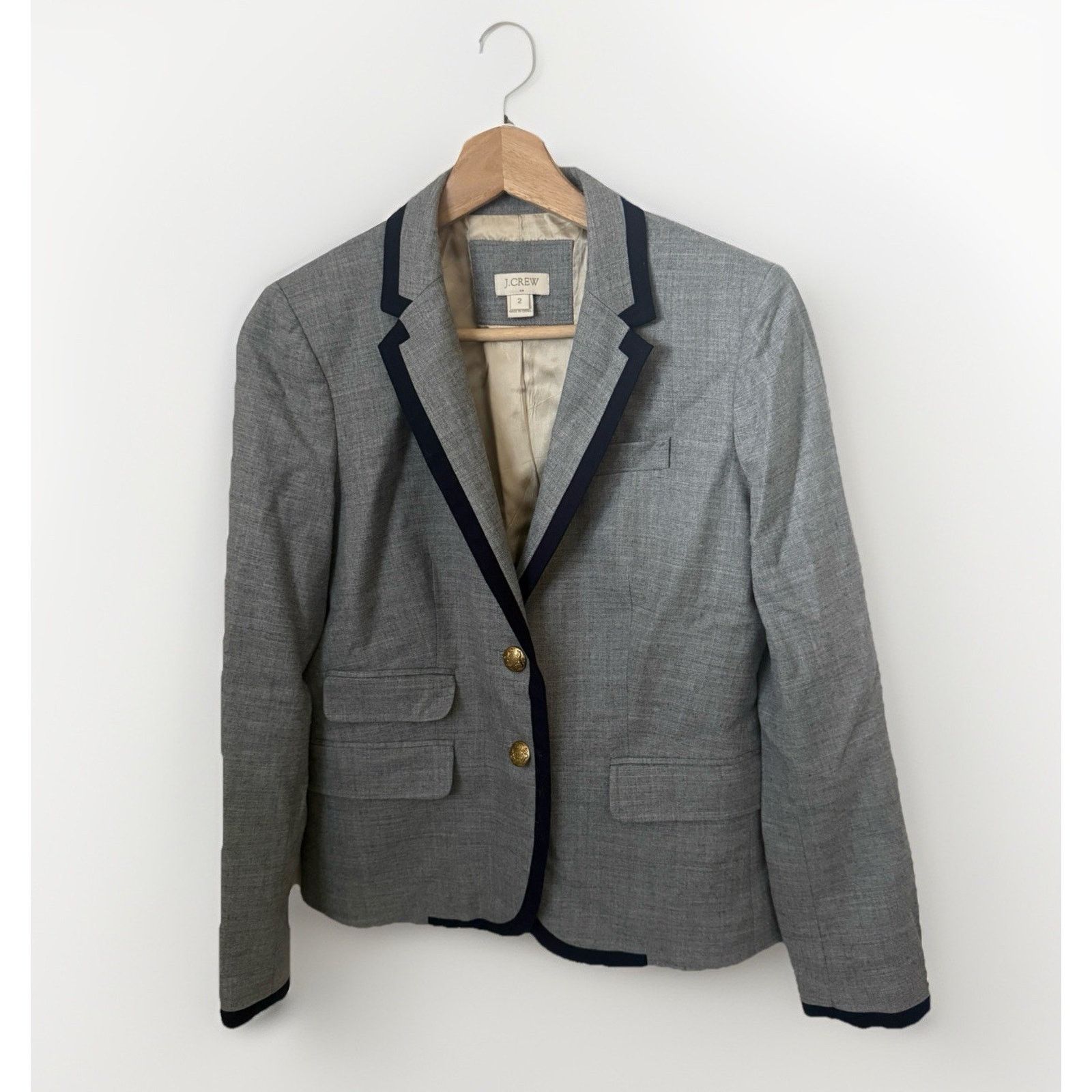 J.Crew J Crew Factory Keating Boy Button Oxford Preppy Blazer Size XS / US 0-2 / IT 36-38 - 1 Thumbnail