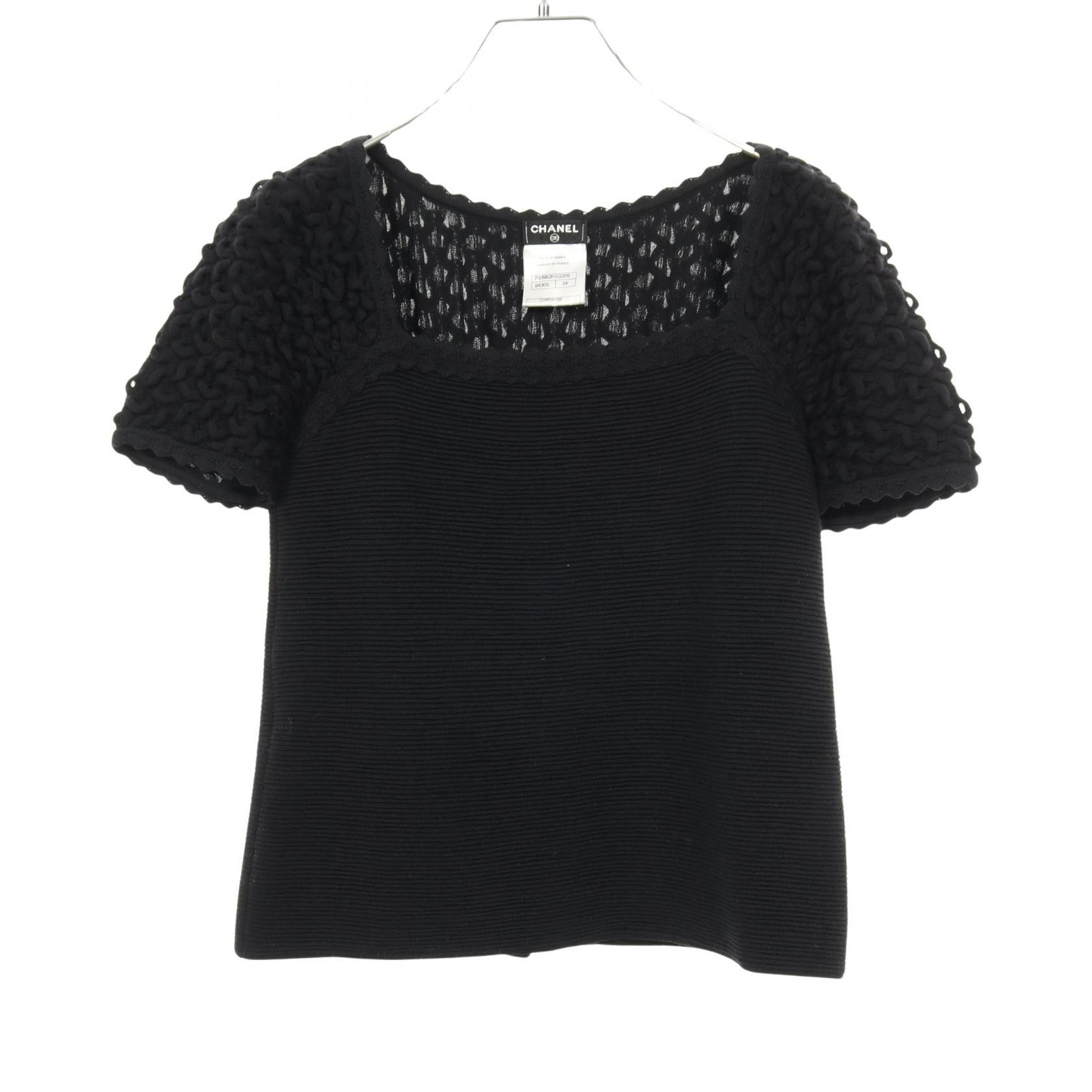 Chanel Chanel Chanel Knit Top Textile Tops P41982 DUTY FREE for USA Size ONE SIZE - 1 Thumbnail