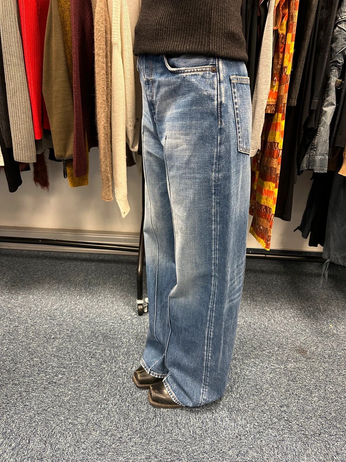 Acne Studios Acne Studio Sample Baggy Wide Legs Denim Pants Size 26" / US 2 / IT 38 - 3 Thumbnail