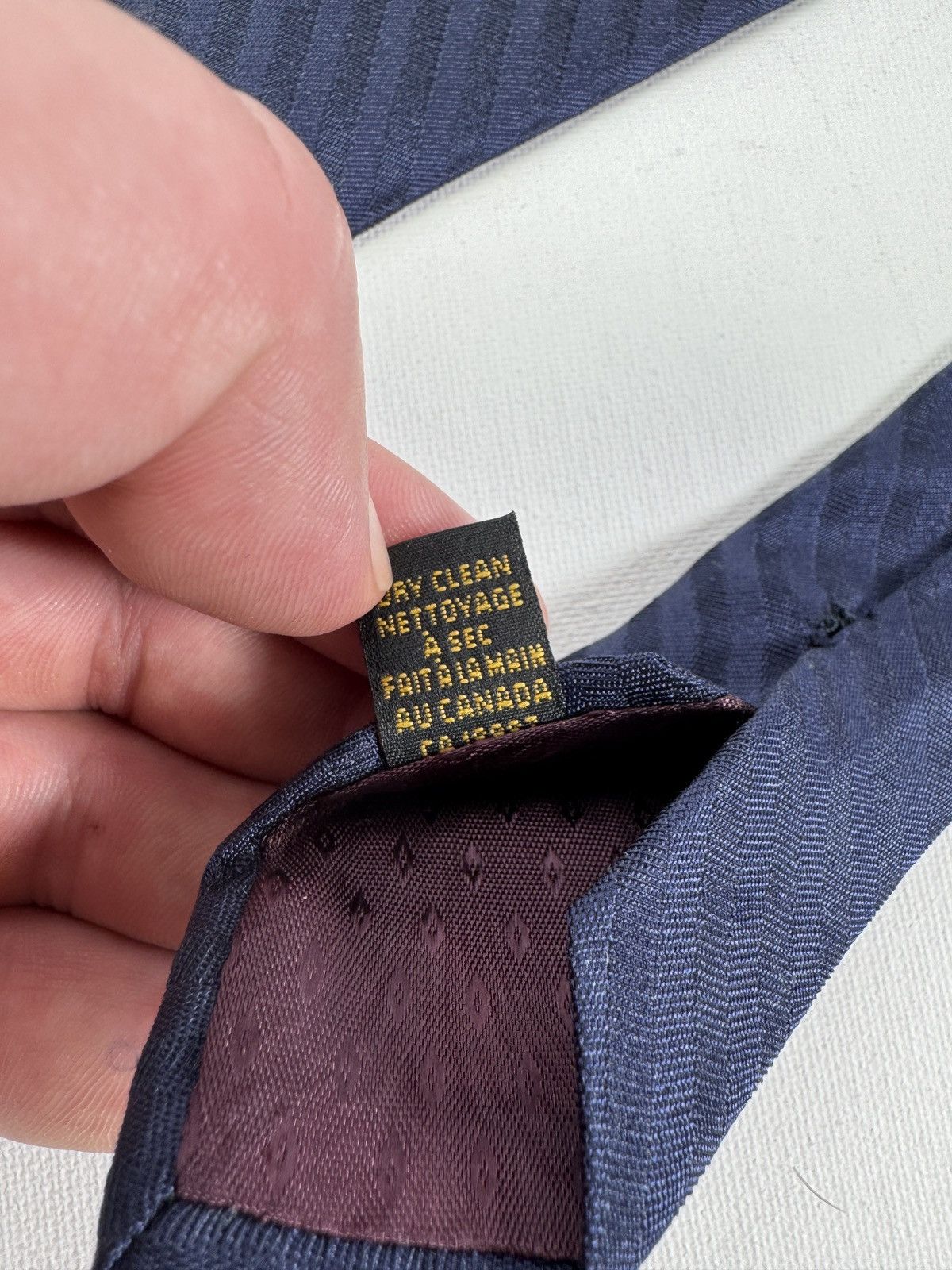 Dior Dior Signature Dark Navy Blue Silk 100% Size ONE SIZE - 5 Thumbnail