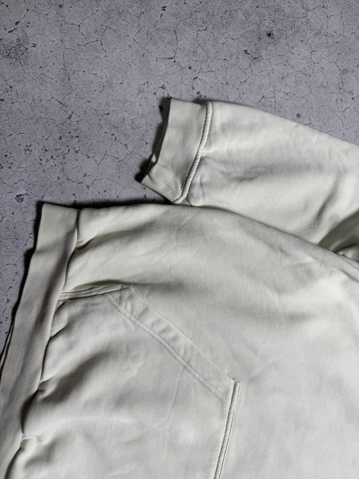 Nike Nike Athletic Vintage Beige Hoodie Swoosh Drill Vintage Y2K Size US XL / EU 56 / 4 - 2 Thumbnail