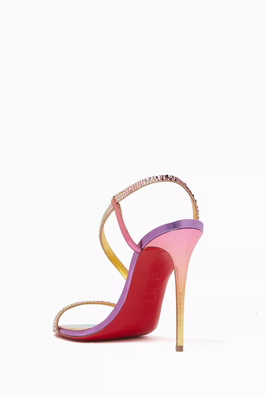 Christian Louboutin os11x0126 Rosalie Strass Sandals in Multicolor Size US 9 / IT 39 - 3 Thumbnail
