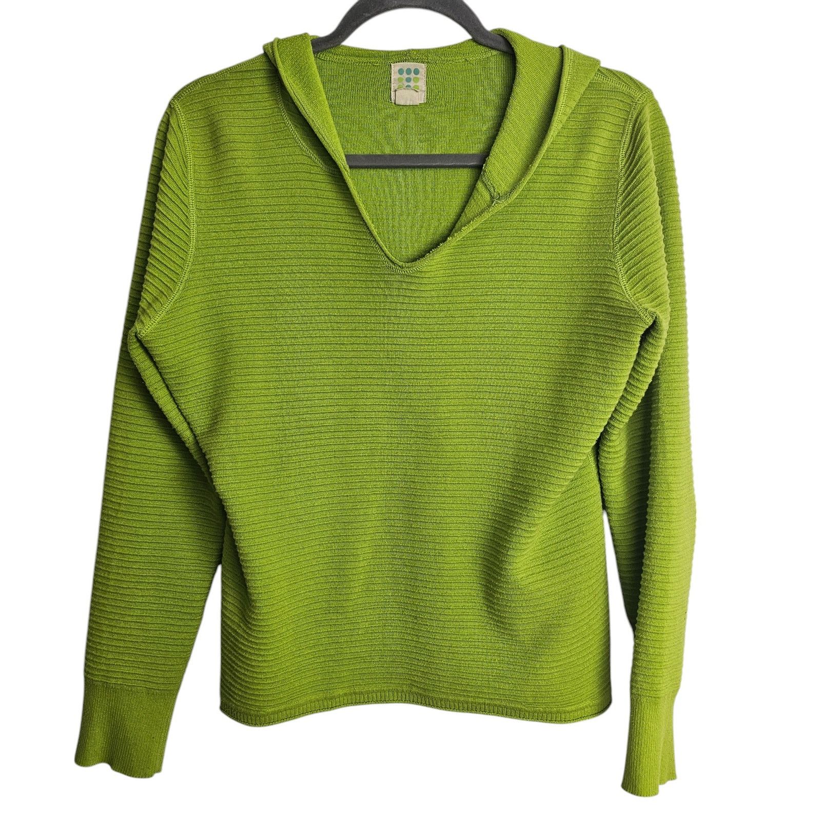Titleist Title Nine Womens Mobetta 70 Hooded Knit Sweater Sporty L Size L / US 10 / IT 46 - 1 Thumbnail