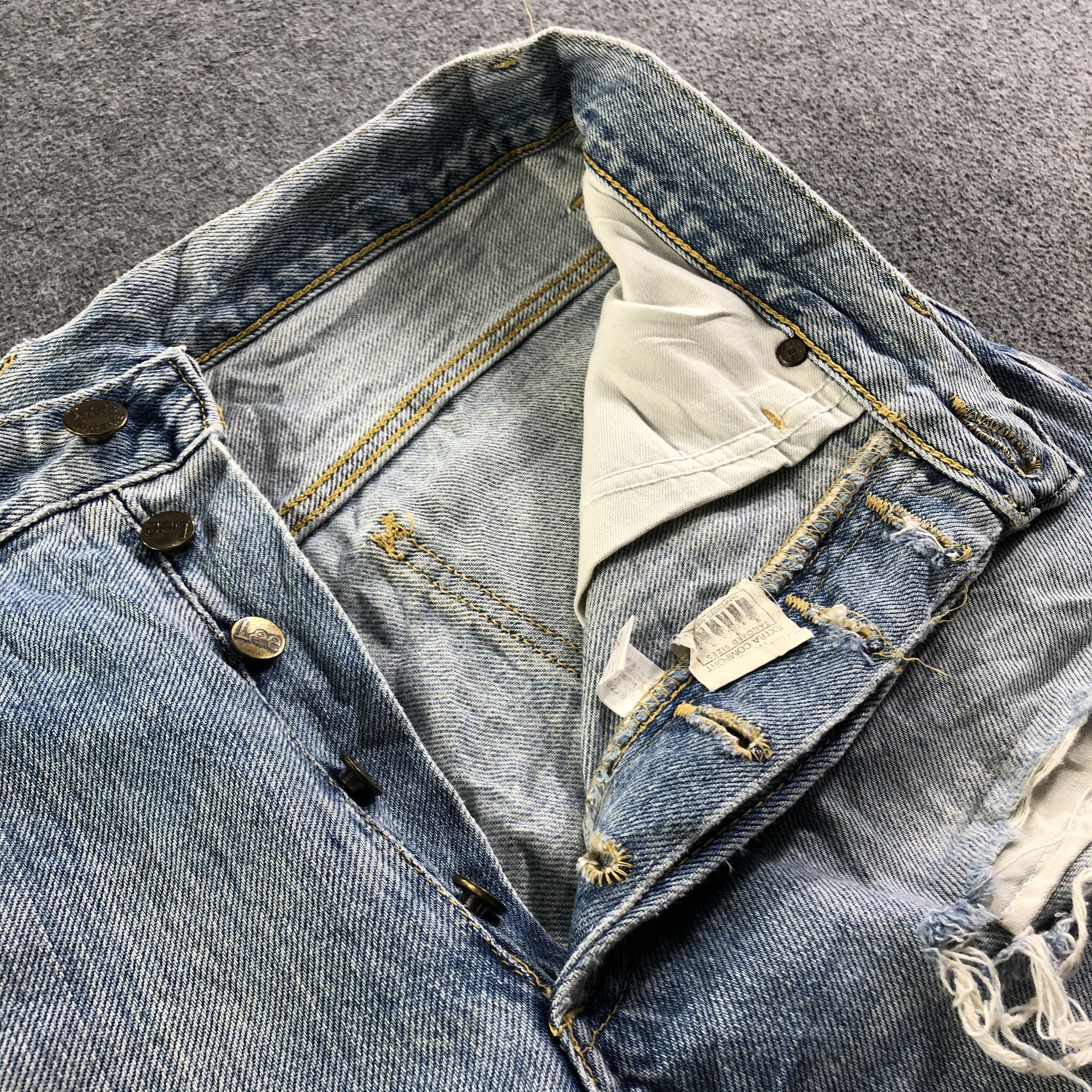Lee Vintage Blue Wash Lee Jeans-J3678 Size US 32 / EU 48 - 8 Thumbnail