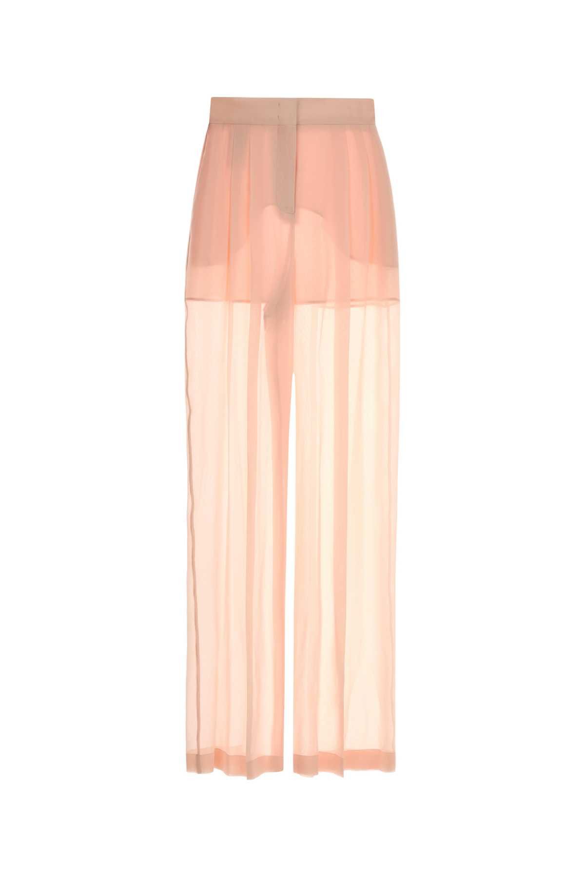 Alberta Ferretti Pink Silk Wide-Leg Pant Size 27" / US 4 / IT 40 - 1 Thumbnail