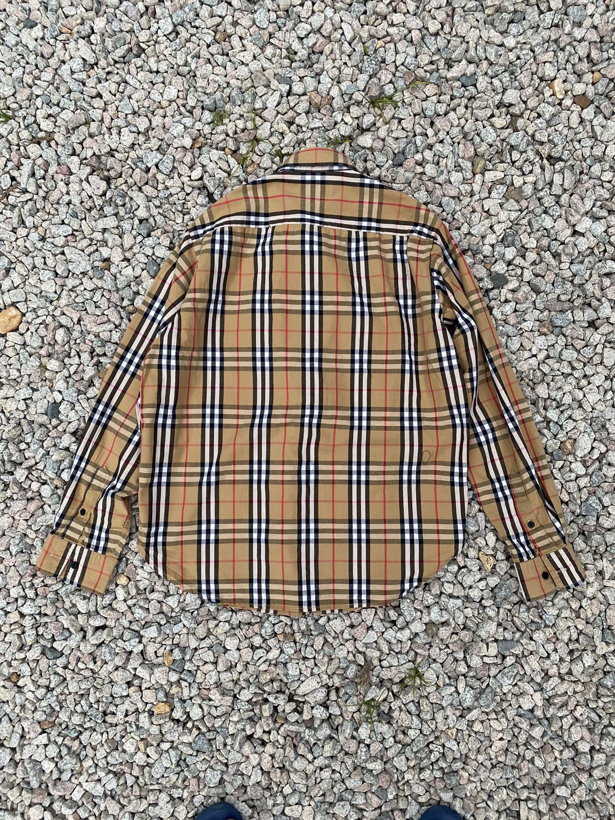 Burberry × Burberry Prorsum Burberry checkered rainbow button ups made in italy Size US L / EU 52-54 / 3 - 2 Thumbnail