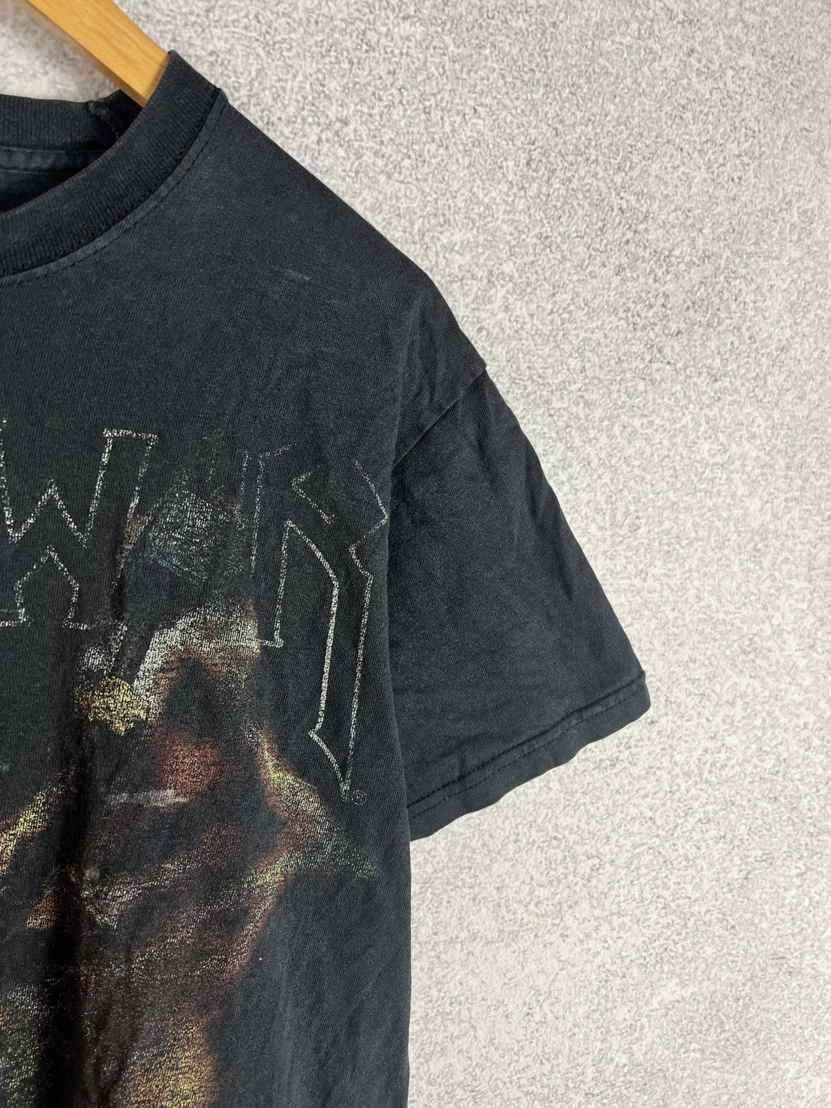 Band Tees Vintage Manowar Triumph Of Steel Rock Band T-Shirt Sunfaded Size US M / EU 48-50 / 2 - 8 Thumbnail