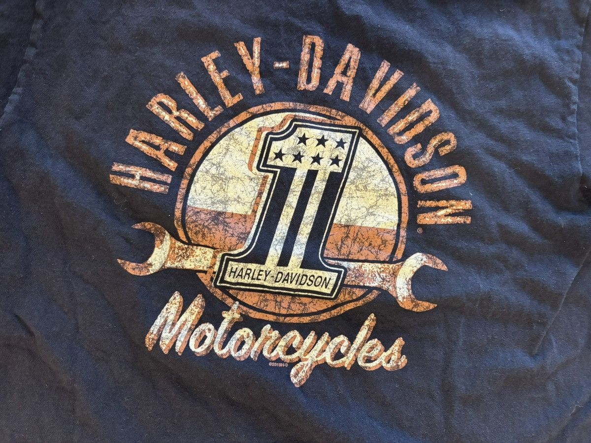 Harley Davidson × Vintage Y2K Harley Davidson Shirt Size US L / EU 52-54 / 3 - 3 Thumbnail