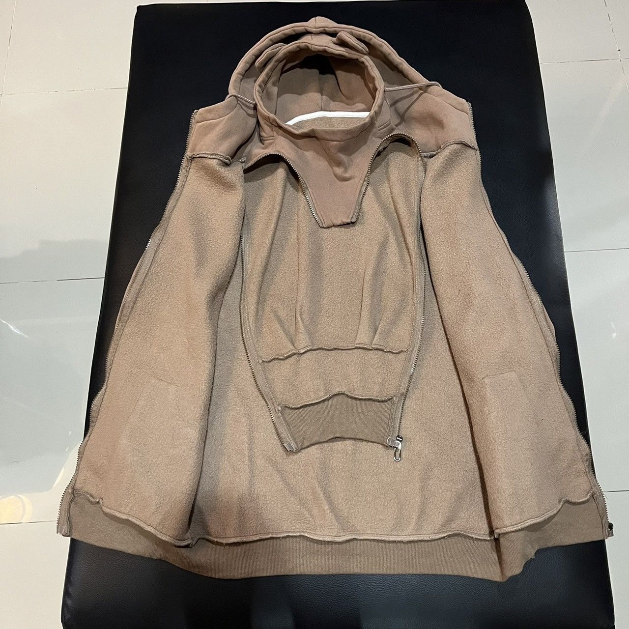 Issey Miyake × Ne-Net × mercibeaucoup Bear Ear Zip Up Double Hoodie Mercibeaucoup Ne Net Style Size US M / EU 48-50 / 2 - 8 Thumbnail