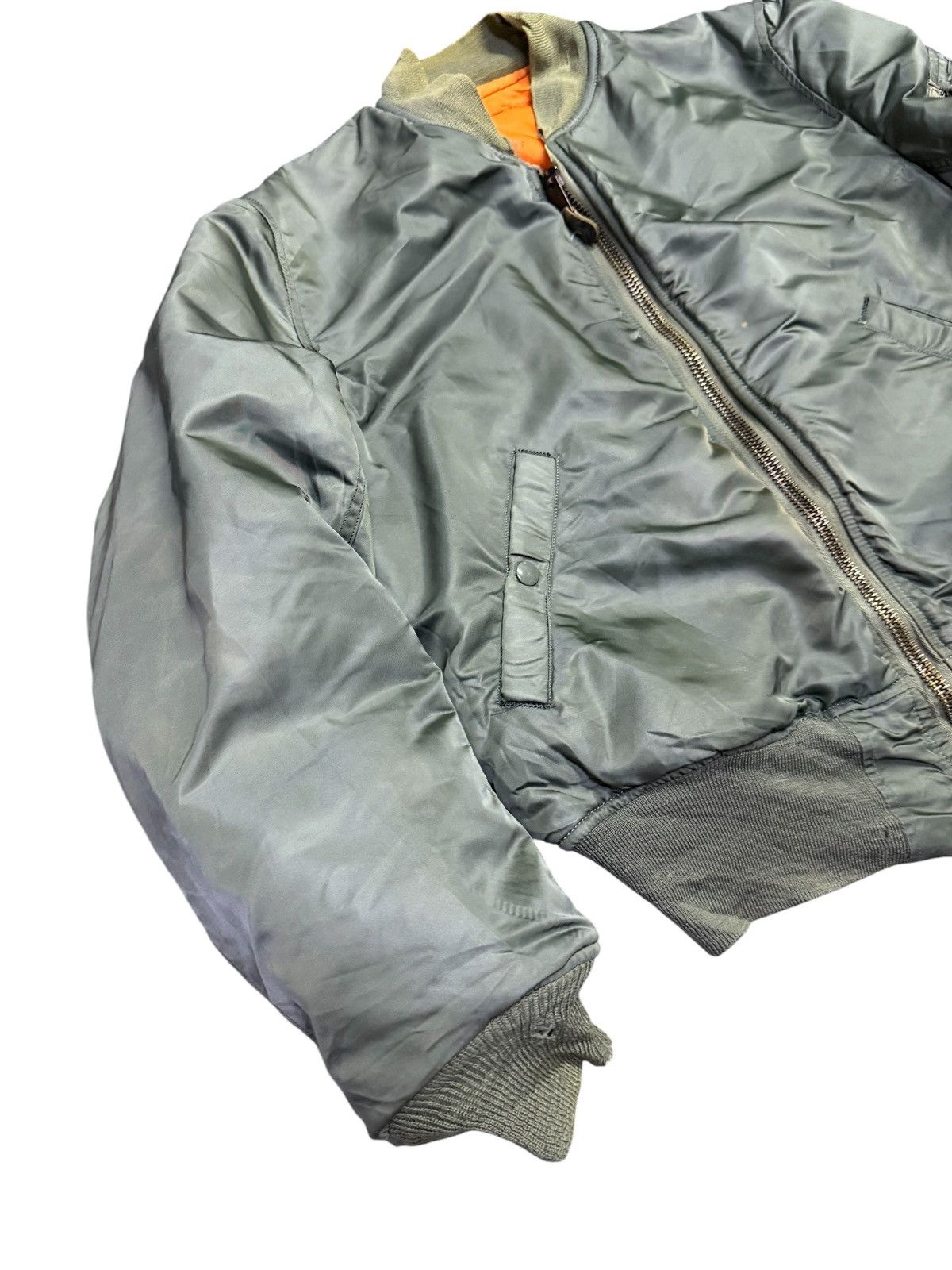 Vintage Rare!! Vintage 1960 Military Bomber Jacket Ma-1 Size US M / EU 48-50 / 2 - 3 Thumbnail