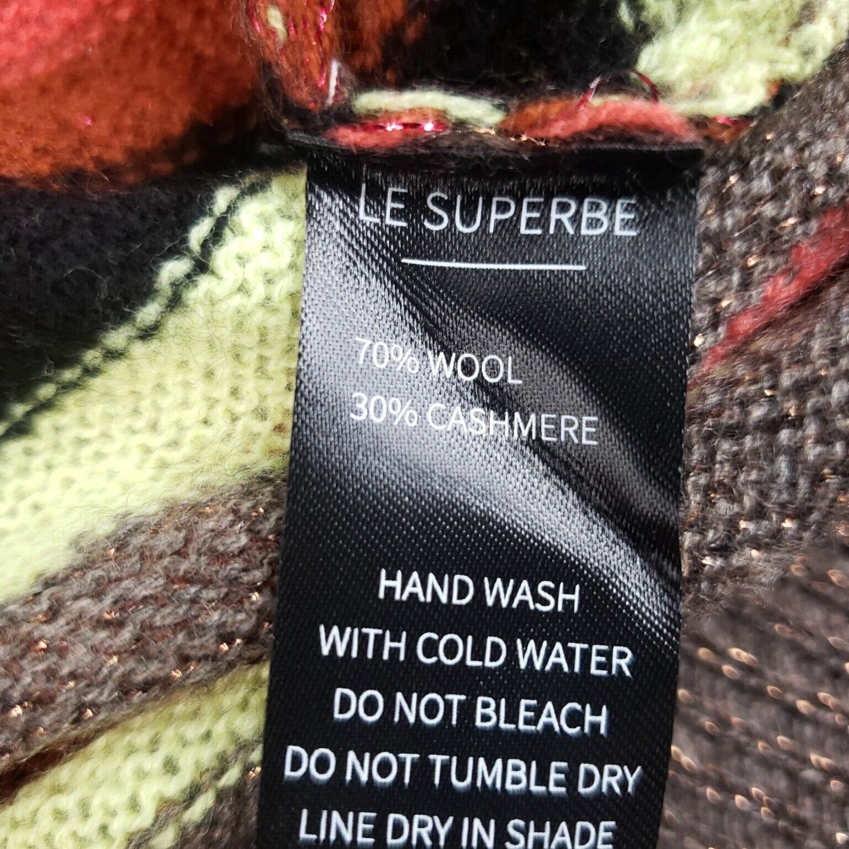 Le Superbe Le Superbe Womens Yellow Striped Cardigan Sweater Small Lightweight Size S / US 4 / IT 40 - 6 Thumbnail