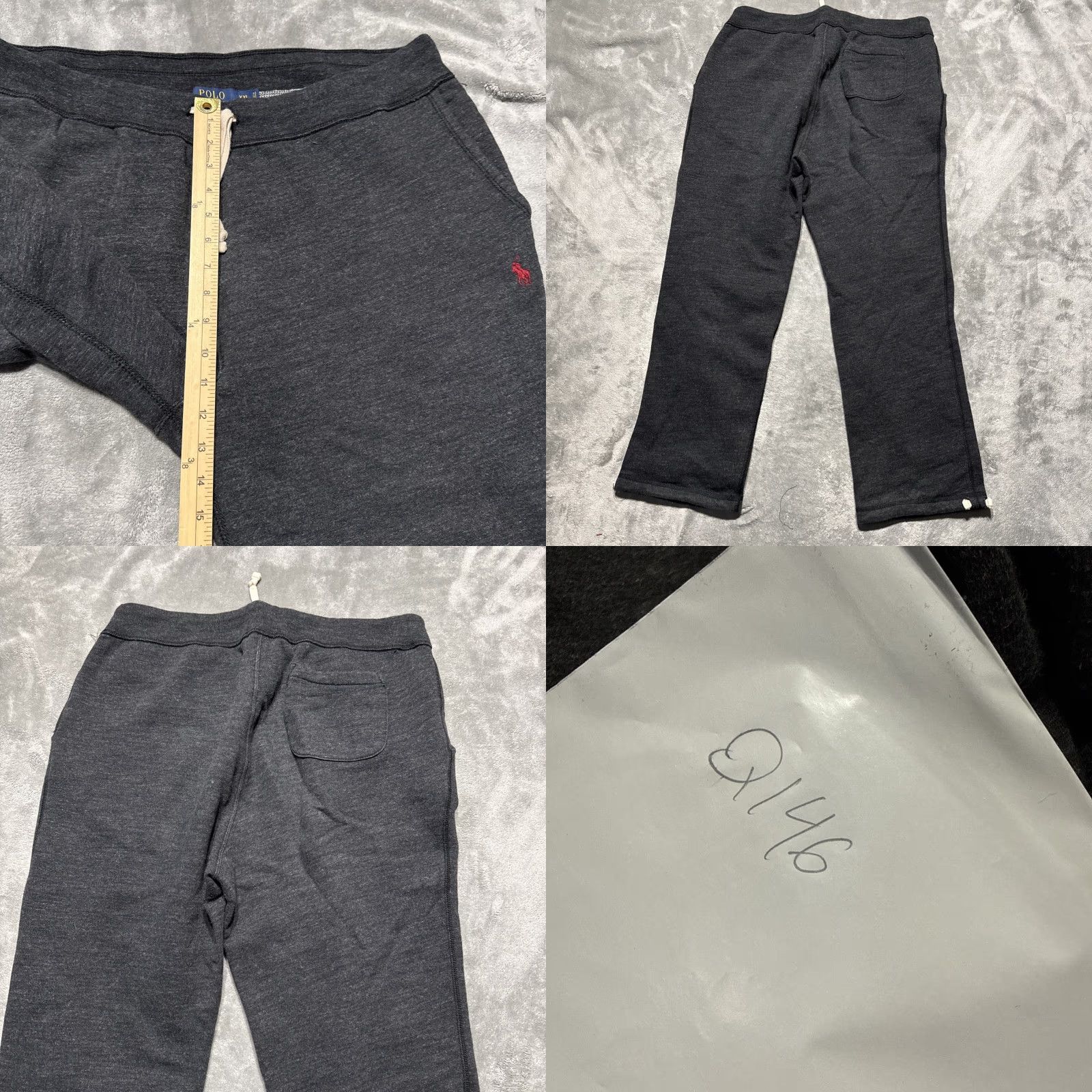 Polo Ralph Lauren Polo Ralph Lauren Sweatpants Mens 2XL Gray Fleece Pony Logo Heavyweight Sport Size US XXL / EU 58 / 5 - 8 Thumbnail