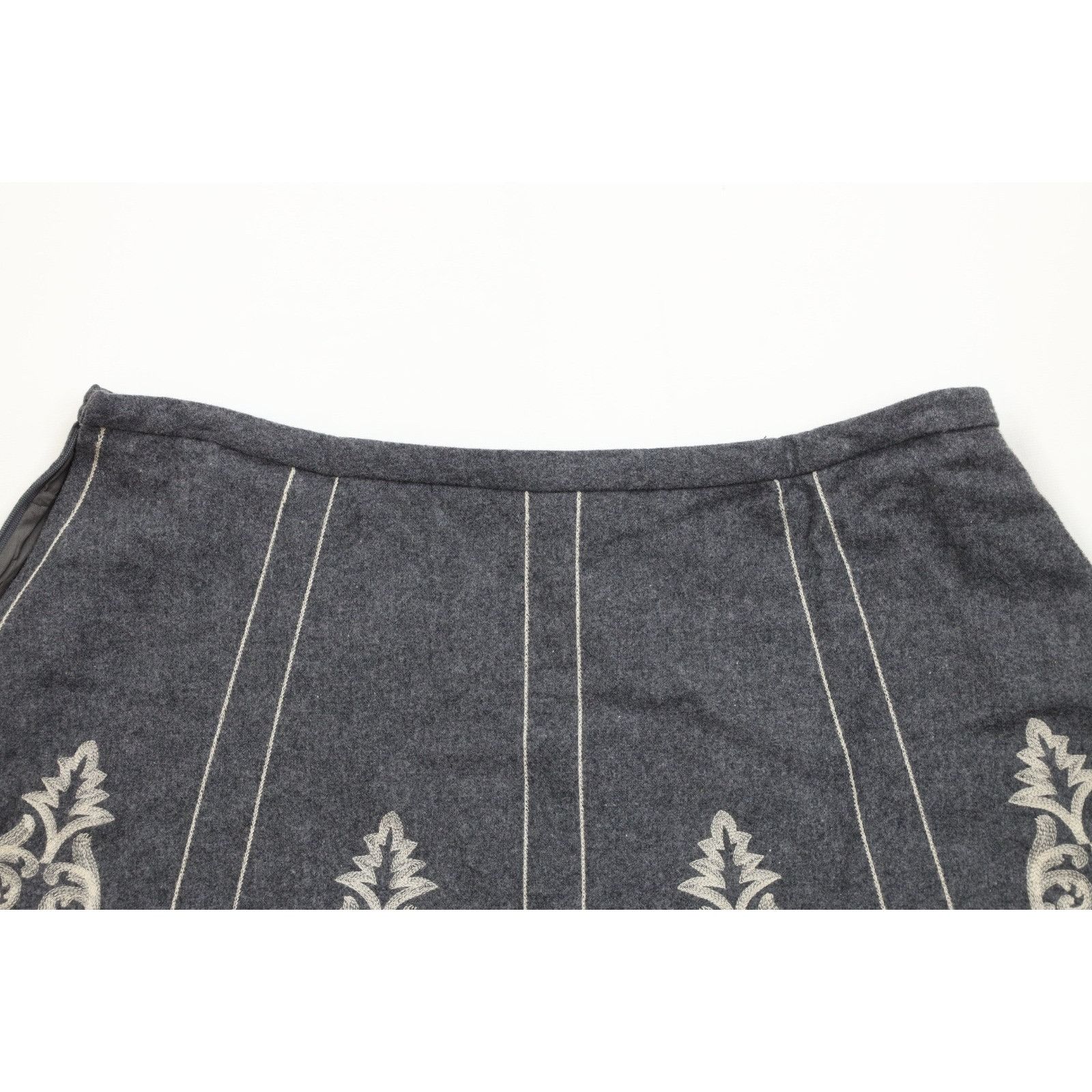 Boden Boden Wool Blend Embroidered Geometric Skirt Size 38" / US 16 / IT 52 - 11 Thumbnail
