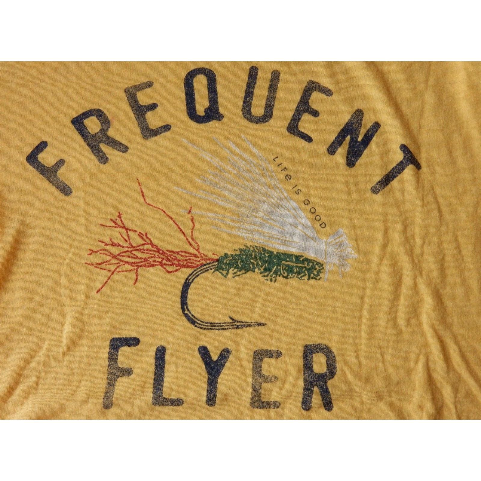 Life is Good Life Is Good Men's T-Shirt Short Sleeve Size Small Yellow Cotton Casual Size US S / EU 44-46 / 1 - 2 Thumbnail