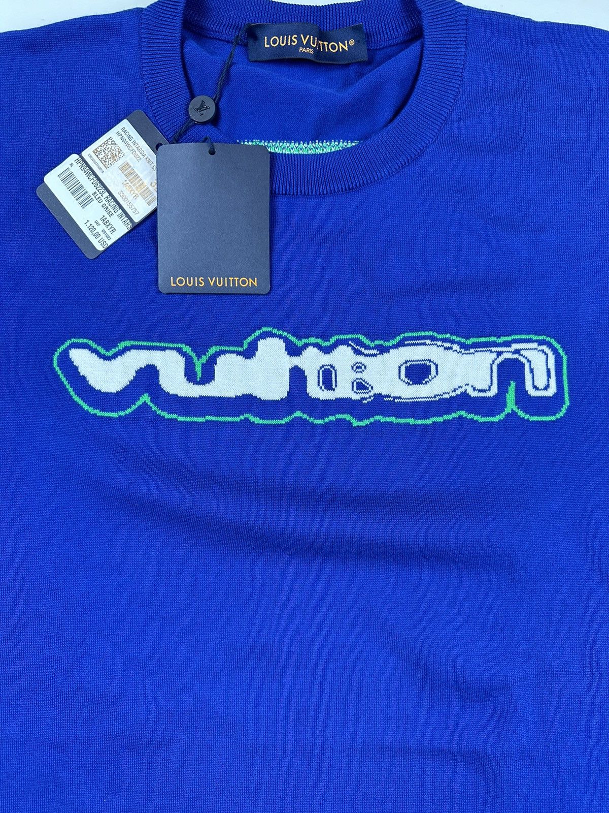 Louis Vuitton Louis Vuitton Intarsia Crewneck Size US XXL / EU 58 / 5 - 2 Thumbnail
