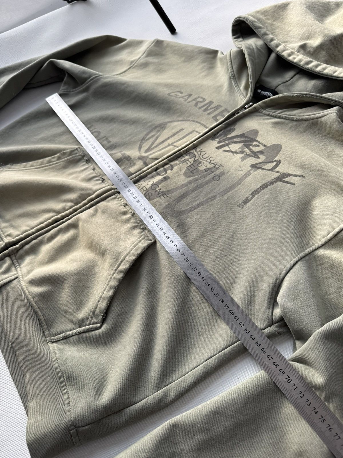 No Faith Studios NFS SPLIT ZIP JACKET LIGHT GREEN Zip Up Hoodie no faith Stu Size US L / EU 52-54 / 3 - 21 Thumbnail