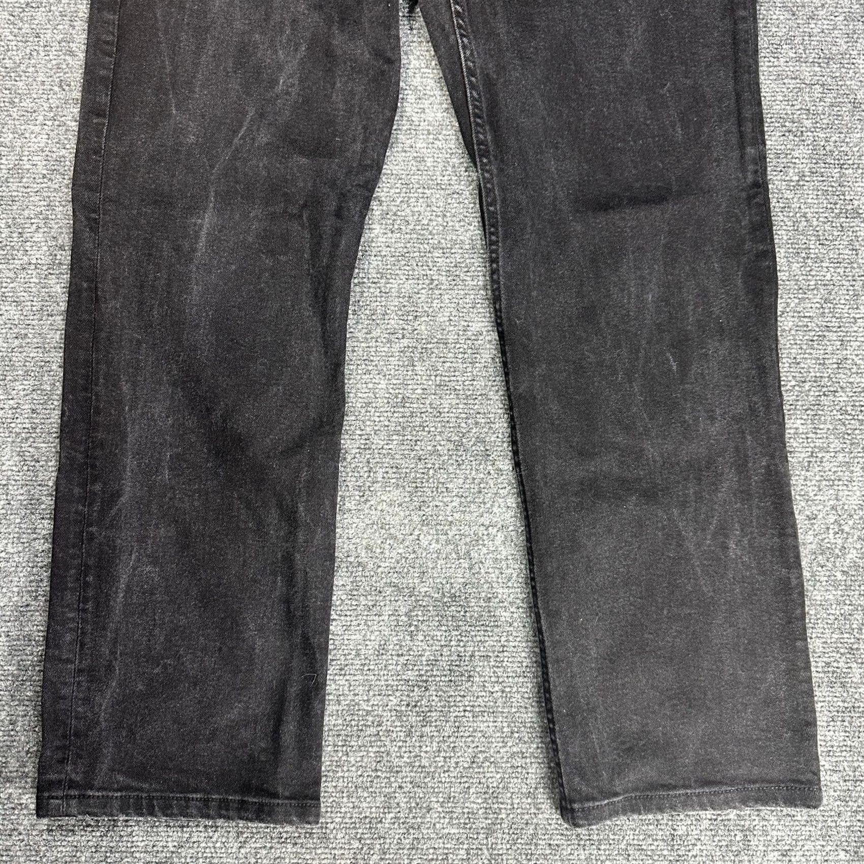 7 For All Mankind 7 For All Mankind Jeans Mens 34 Regular Stretch 5-Pocket Design Black Denim Cotton Blend Pockets Size US 34 / EU 50 - 2 Thumbnail