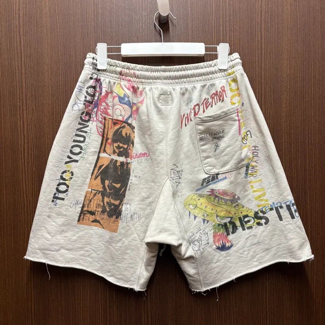 Saint Michael Saint Michael Cut Off Short Sweat Pants Size US 30 / EU 46 - 2 Thumbnail