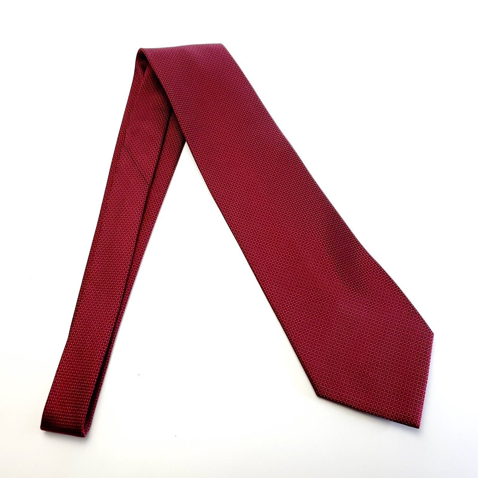 Kenneth Cole Kenneth Cole Reaction Red Check Woven Wide Silk Tie Size ONE SIZE - 6 Thumbnail