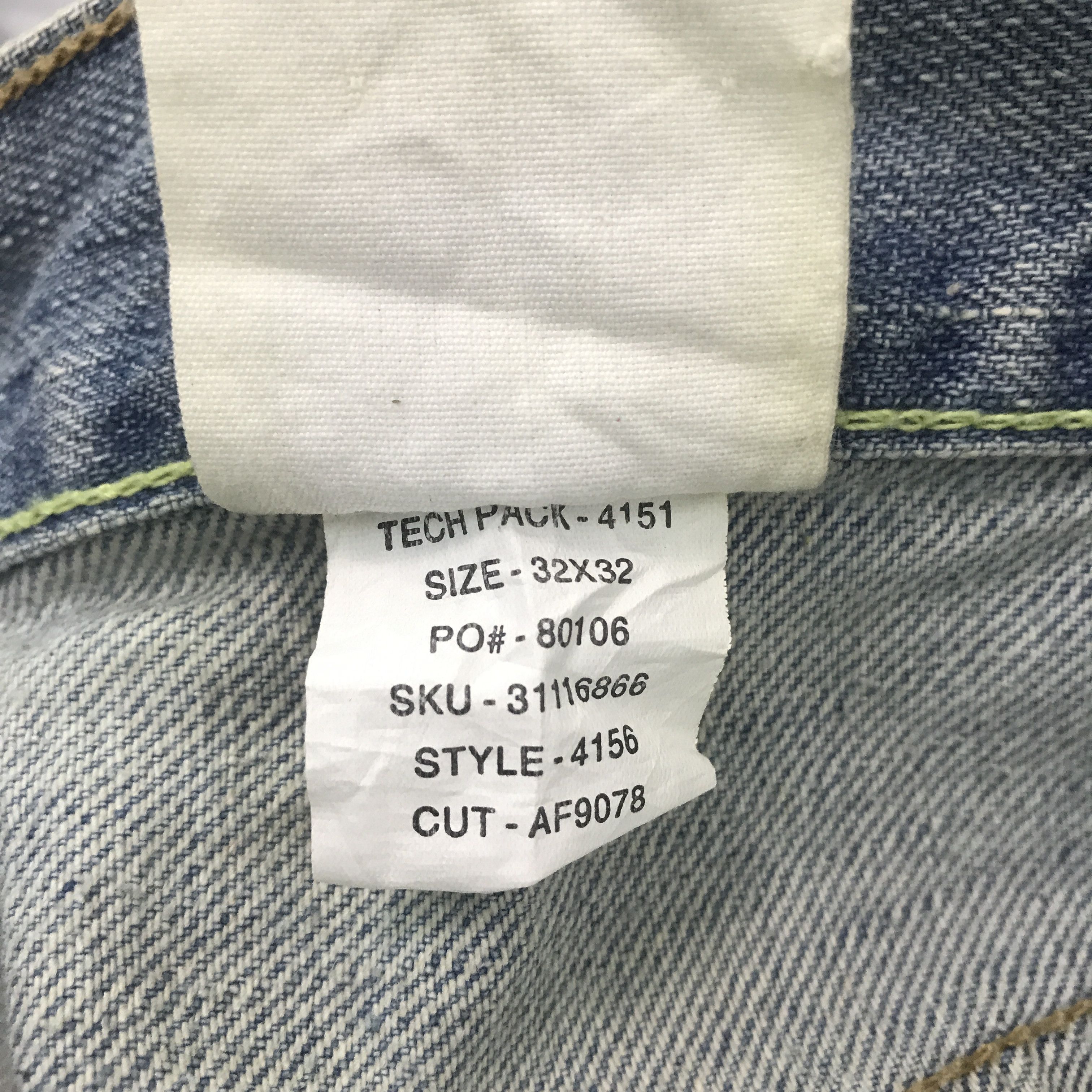 Abercrombie & Fitch × Japanese Brand × Vintage Baggy denim Abercrombie & Fitch Distressed Pants Size US 32 / EU 48 - 14 Thumbnail