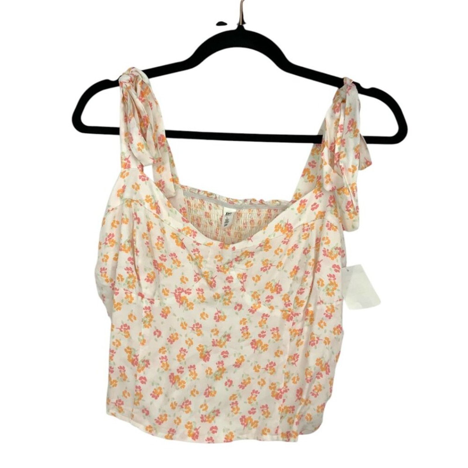 BP. Bp Floral Tie Strap Corset Top Size Large NWOT $29 MSRP Size L / US 10 / IT 46 - 3 Thumbnail