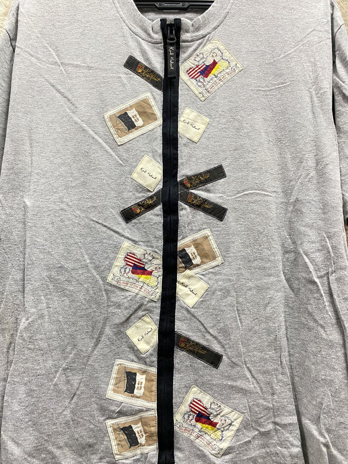 Japanese Brand × Karl Helmut KARL HELMUT FULL ZIP PATCHES Size US M / EU 48-50 / 2 - 3 Thumbnail