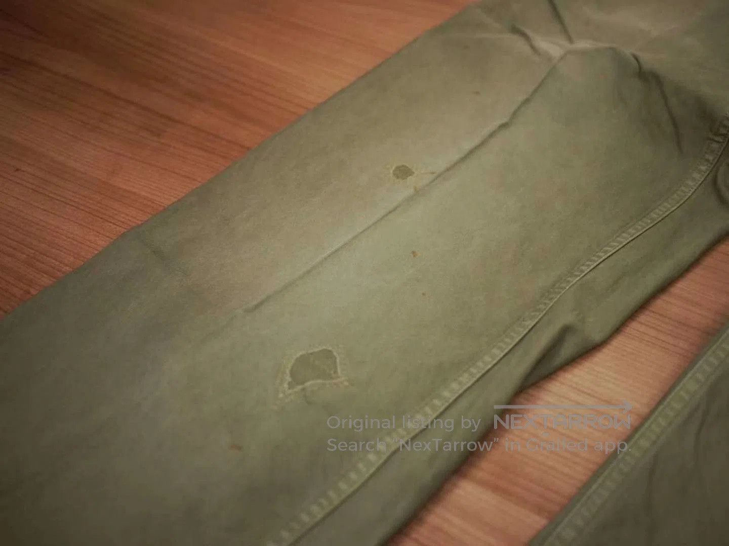 Visvim VISVIM Wide Chino Pants Green. Size US 28 / EU 44 - 4 Thumbnail