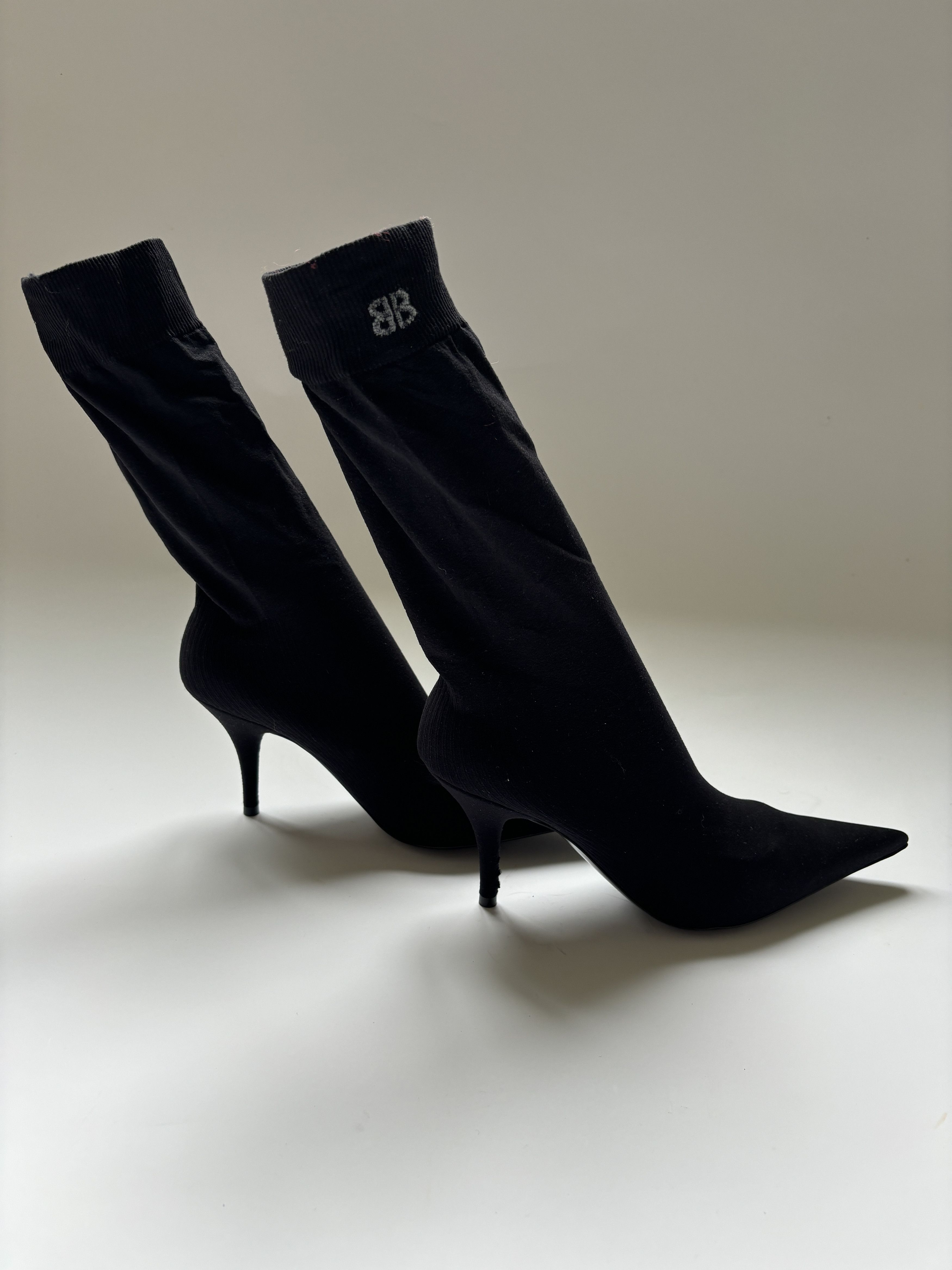 Balenciaga ⚡️QUICK SALE⚡️Balenciaga by Demna Black Knife Sock Boots Size US 6 / IT 36 - 5 Thumbnail