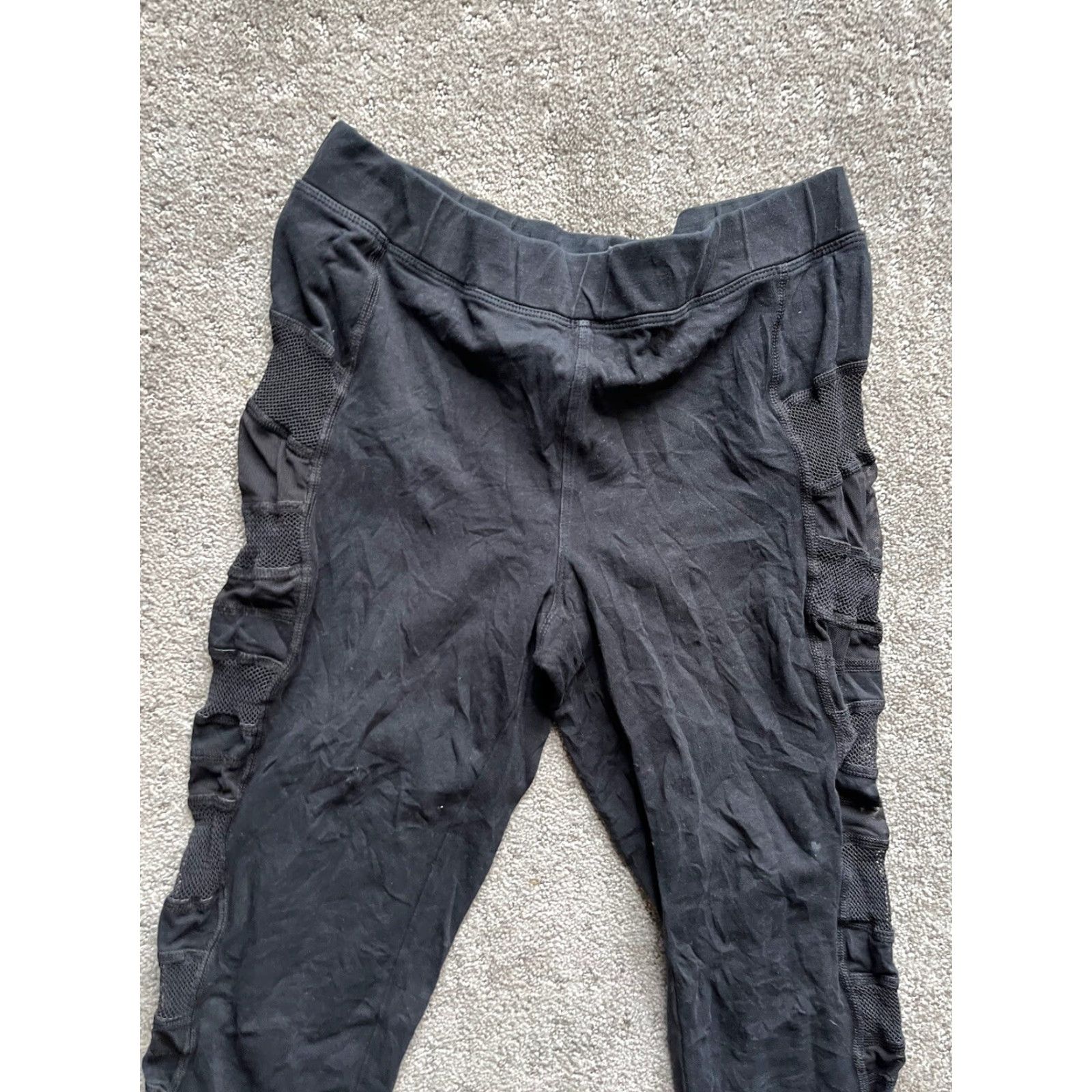 Express Express Leggings Women's Small Mid Rise Black Ankle Stretch Activewear Pants Size 28" / US 6 / IT 42 - 2 Thumbnail