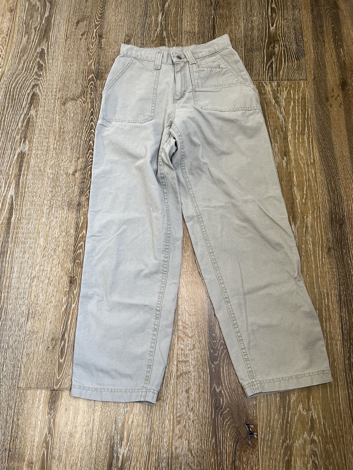 Lee Vintage womens lee riveted carpenter workwear pants Size 27" / US 4 / IT 40 - 1 Thumbnail