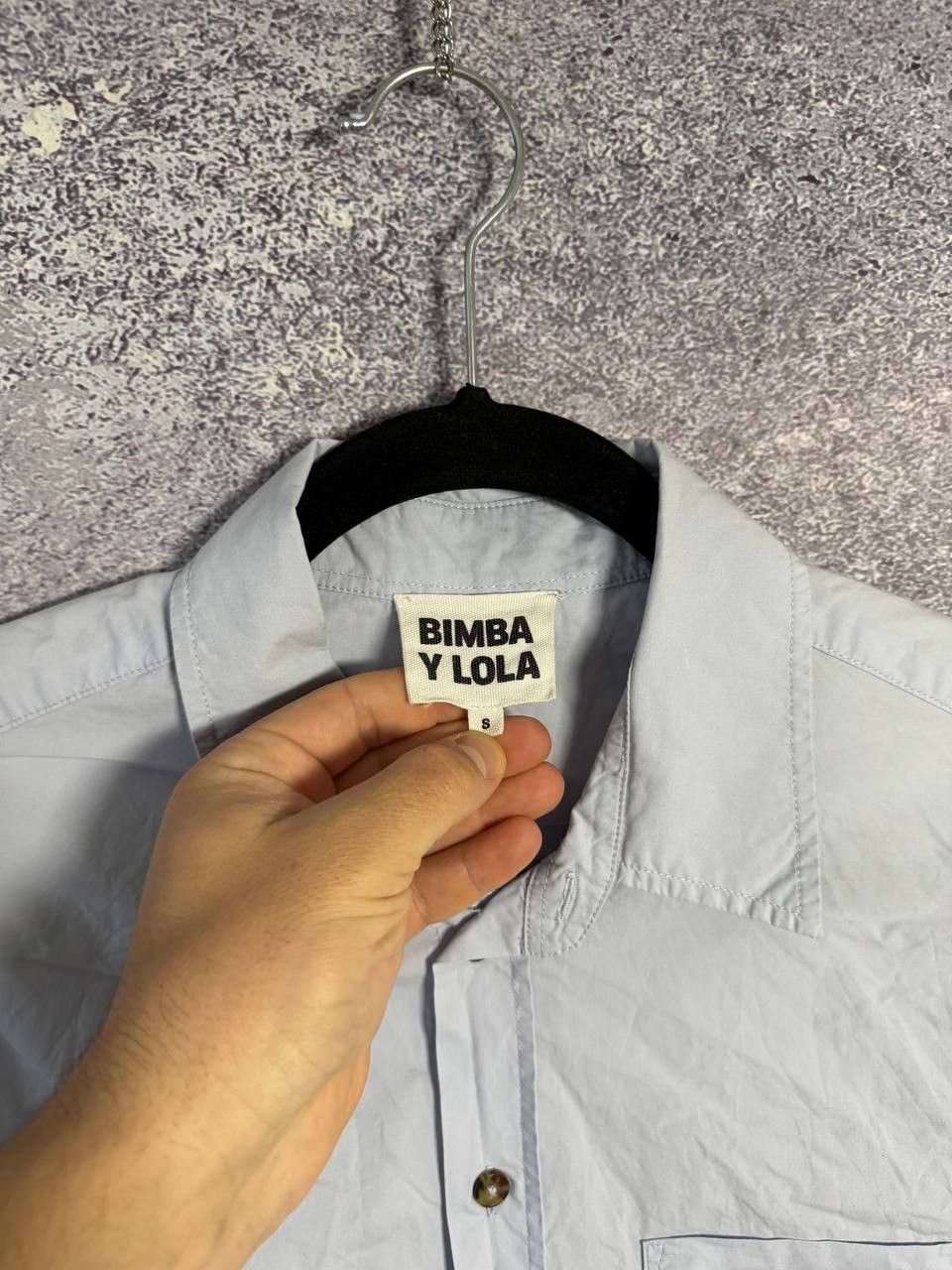 Designer × Japanese Brand × Vintage Bimba y Lola Blue Shirt Button Up Oldmoney Small Size US S / EU 44-46 / 1 - 7 Thumbnail