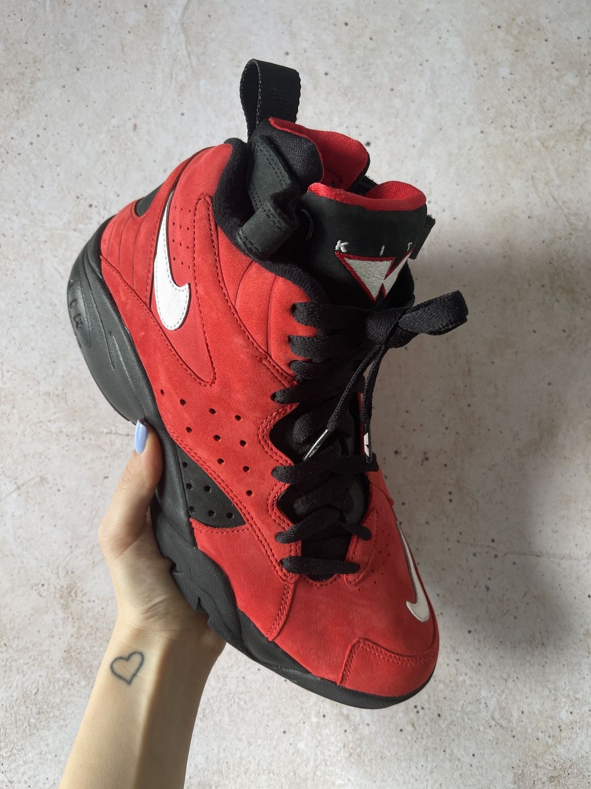 Nike Nike Air Maestro 2 High Kith Red ronnie fieg sneakers Size US 9.5 / EU 42-43 - 3 Thumbnail