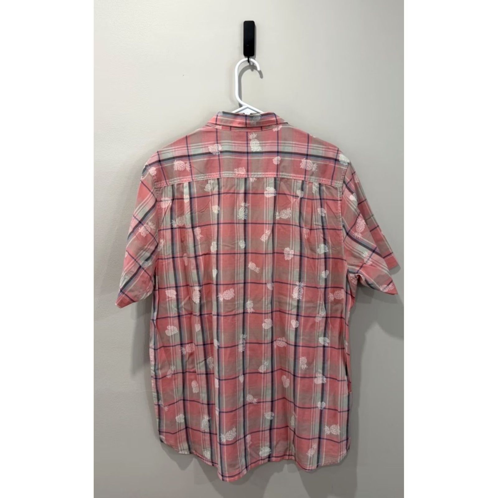 Tommy Bahama VINTAGE Tommy Bahama Hawaiian Shirt Mens L Pink Floral Short Sleeve Button-Up Size US L / EU 52-54 / 3 - 3 Thumbnail