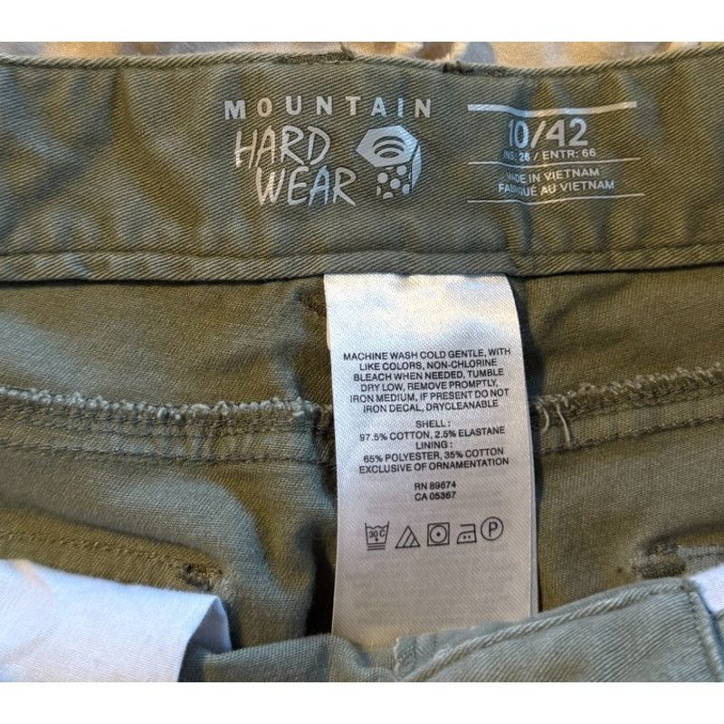 Mountain Hardwear Mountain Hardwear Pants Women 10 Green Gorpcore Hiking Fish Size 32" / US 10 / IT 46 - 6 Thumbnail
