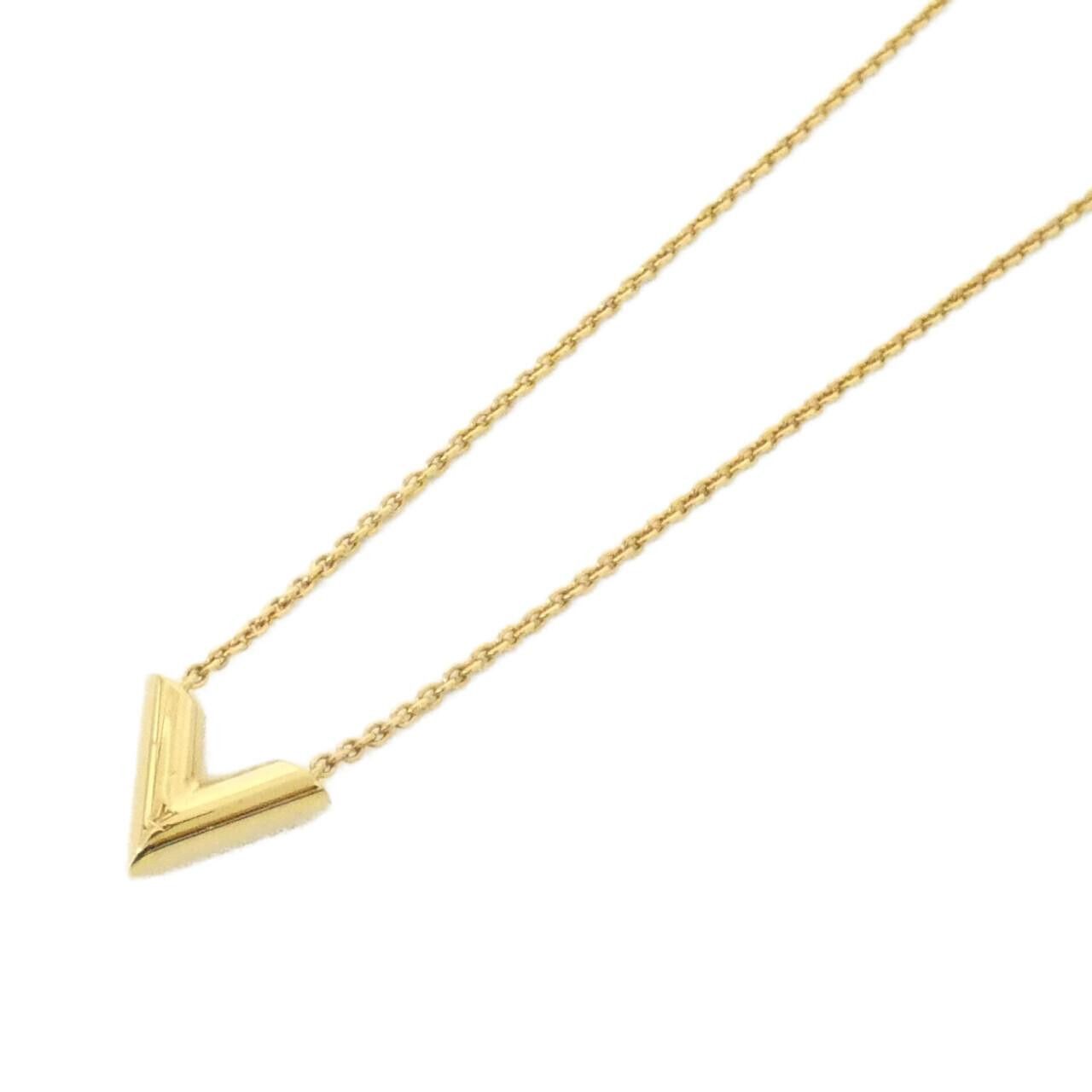Louis Vuitton Louis Vuitton Louis Vuitton Essential V Necklace Precious Metal Necklace M61083 DUTY FREE for USA Size ONE SIZE - 1 Thumbnail