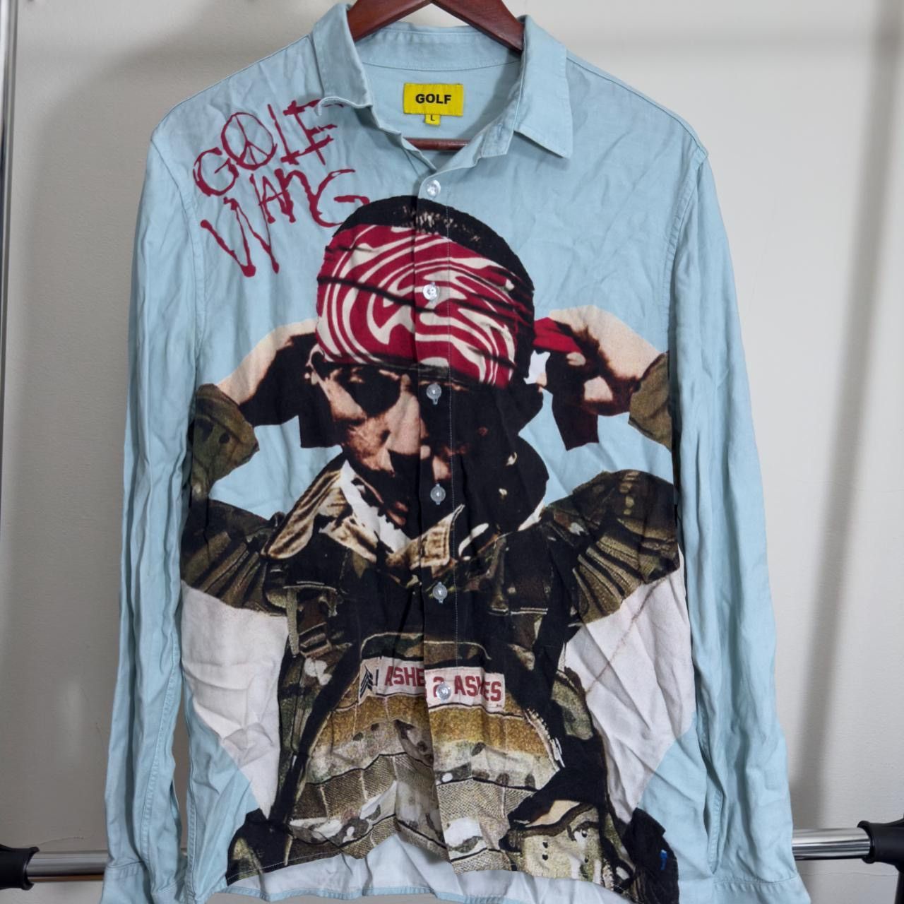 Golf Wang Golf Wang "Ashes to Ashes" button up Size US L / EU 52-54 / 3 - 1 Thumbnail
