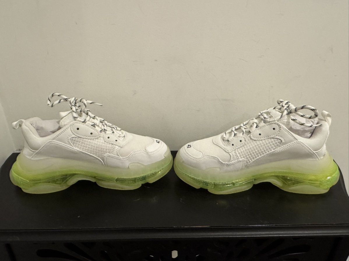 Balenciaga Balenciaga Triple S Clear Sole White Fluo Yellow Size US 9 / EU 42 - 6 Thumbnail