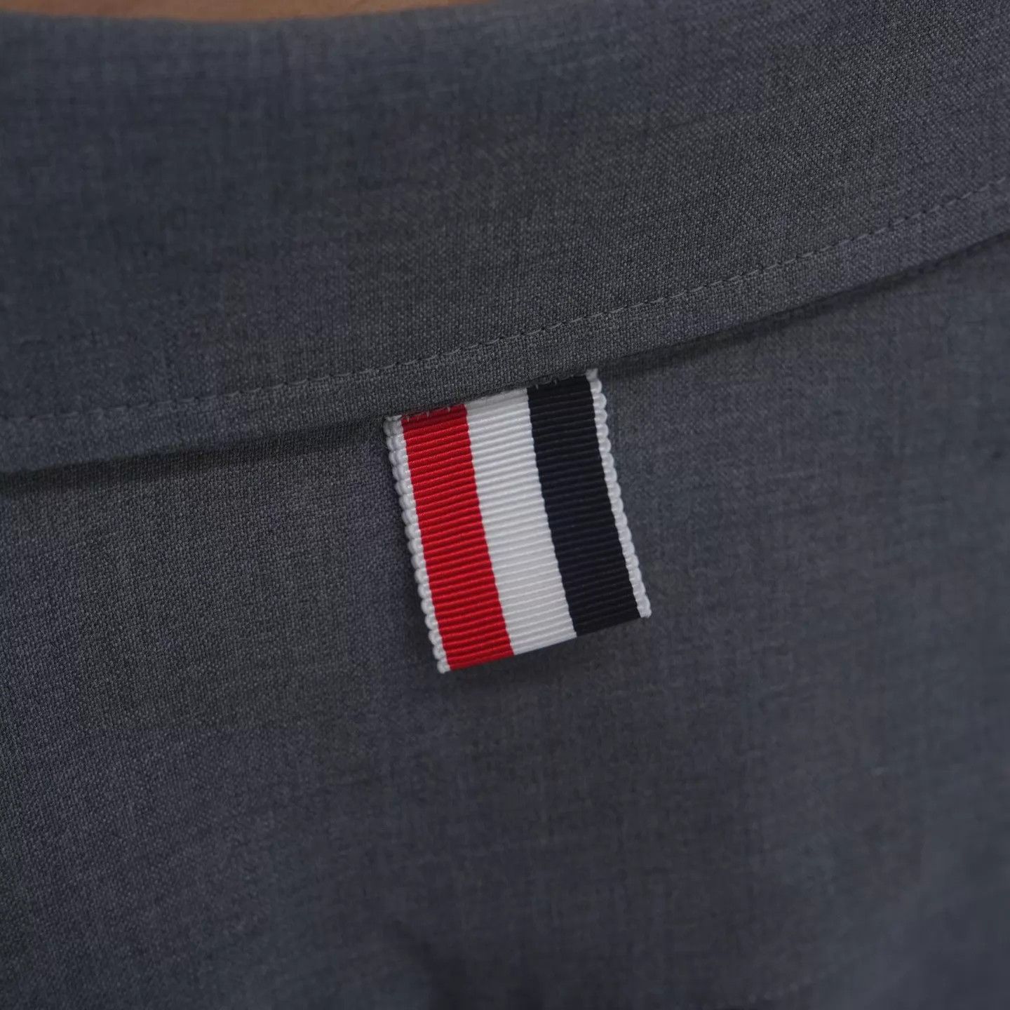 Thom Browne Thom Browne 4-Bar Gray Shirt Jacket 0 Mint Size US XS / EU 42 / 0 - 4 Thumbnail