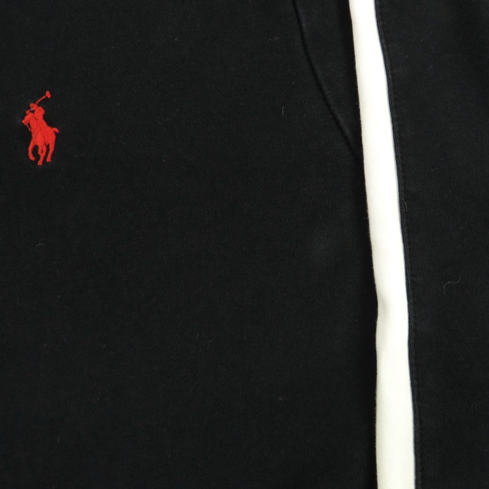 Polo Ralph Lauren Polo Ralph Lauren Jacket Mens Large Performance Full Zip Black Red Pony Sweater Size US L / EU 52-54 / 3 - 5 Thumbnail