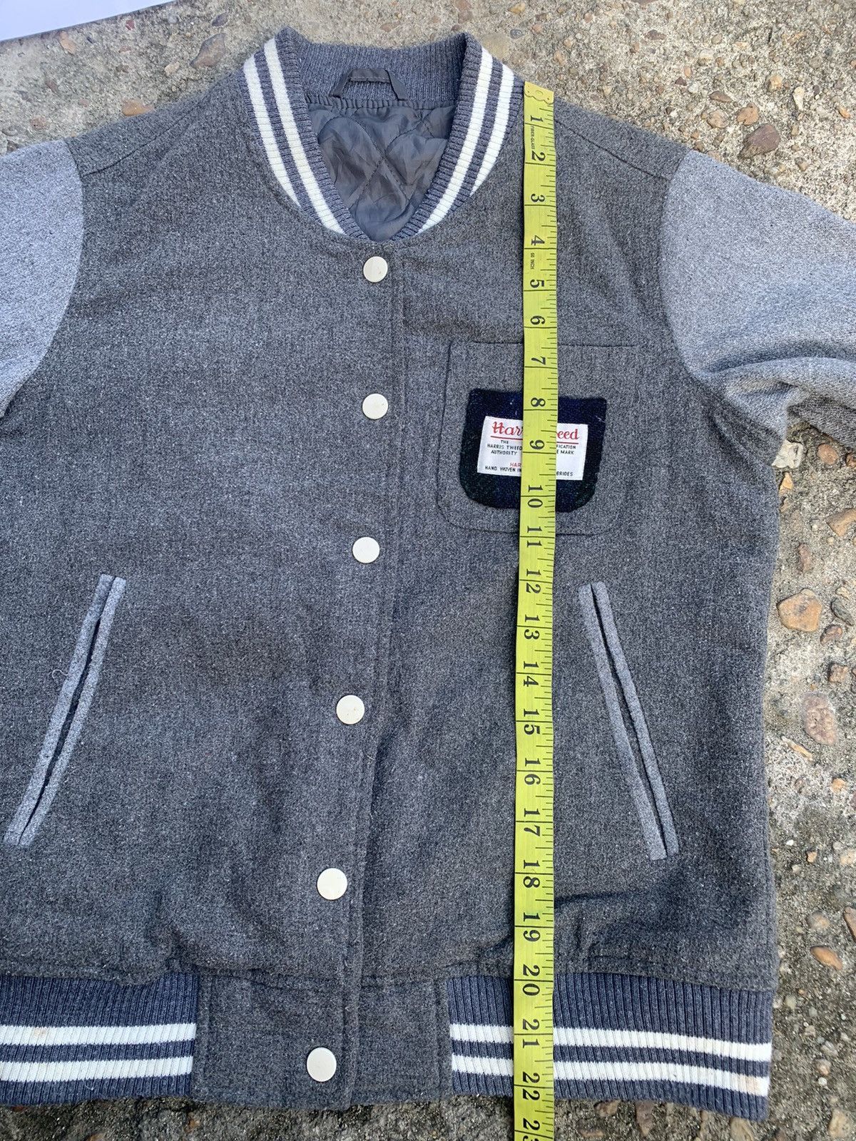 Harris Tweed Vintage Harris tweed Varsity Jacket Size US S / EU 44-46 / 1 - 11 Thumbnail