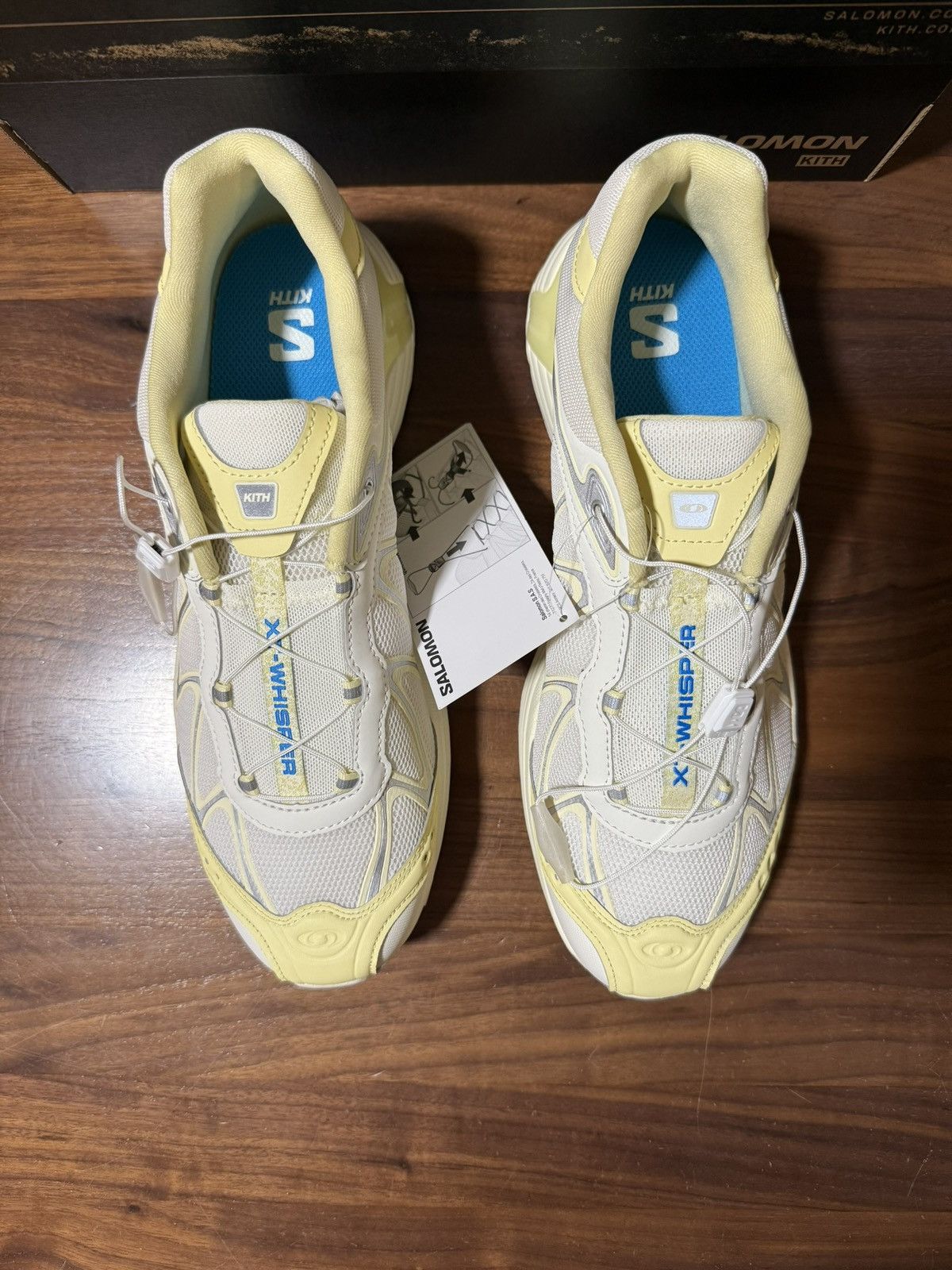 Kith × Salomon Kith Salomon XT-Whisper VANILLA TRANSPARENT YELLOW SILVER Size US 11 / EU 44 - 5 Thumbnail