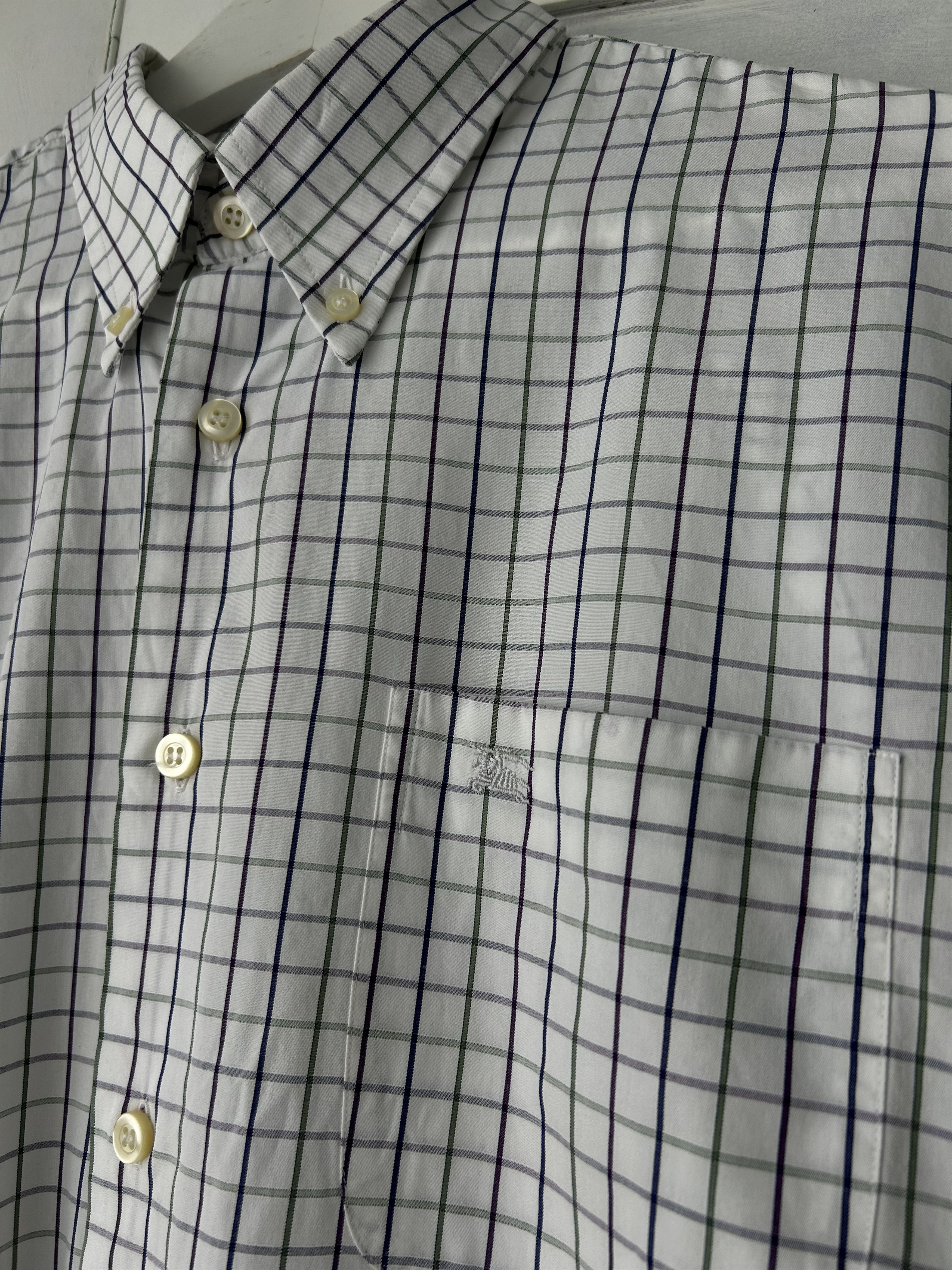 Burberry Burberry Classic Check Cotton Button-Down Shirt Size US L / EU 52-54 / 3 - 4 Thumbnail