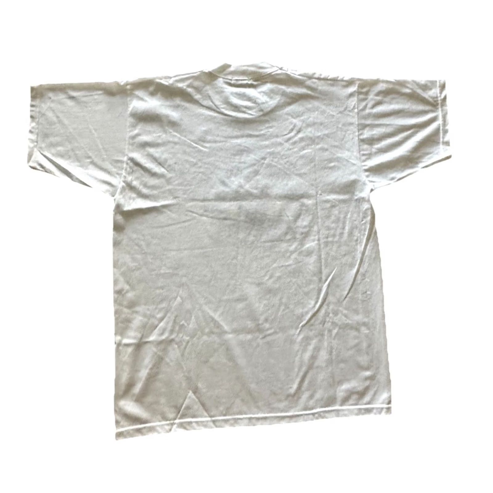 Fruit Of The Loom VINTAGE DARE Drug Abuse Resistance Education Lion Mascot T-Shirt L White 90s NWOT Men Size US L / EU 52-54 / 3 - 6 Thumbnail