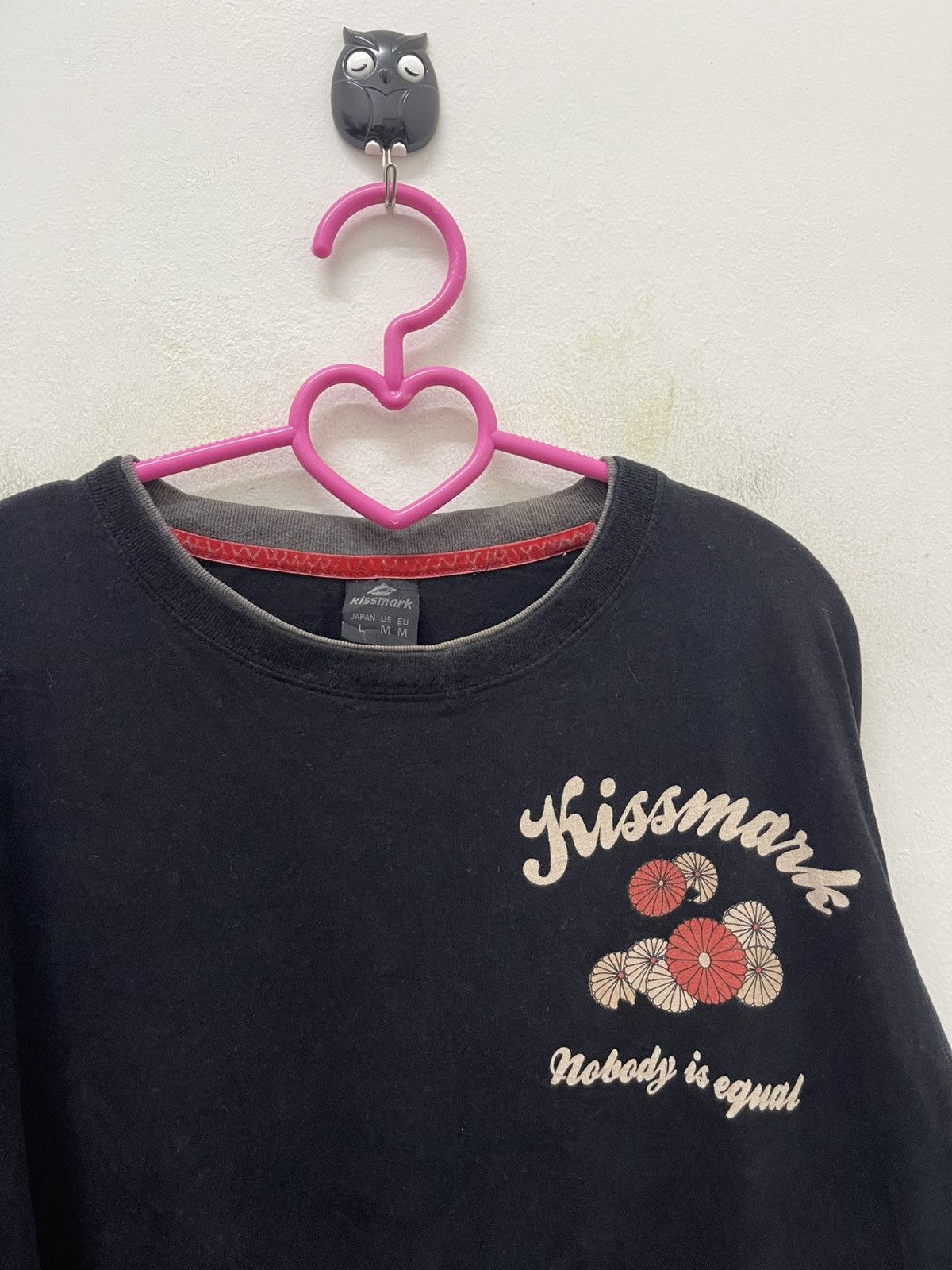Japanese Brand Rare Vintage KISSMARK Nobody Is Equal Sexy Girl Size US M / EU 48-50 / 2 - 4 Thumbnail