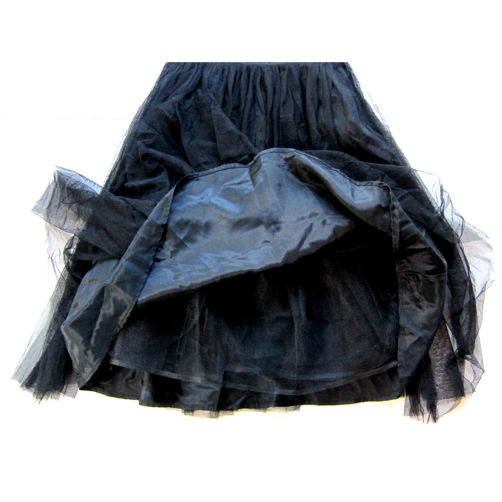 Vintage VINTAGE Betsy & Adam Linda Bernell Black Lace Beaded Ruched Spaghetti Strap Dress Small Size S / US 4 / IT 40 - 6 Thumbnail
