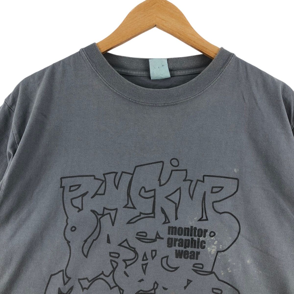 Japanese Brand MONITOR GDW Reflective Logo Art Graffiti Tee Shirt Size US L / EU 52-54 / 3 - 2 Thumbnail