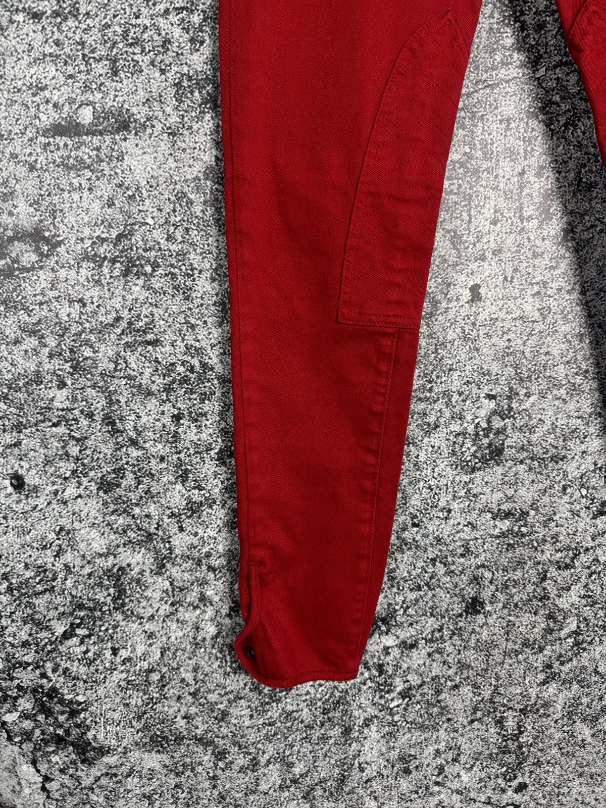 Polo Ralph Lauren × Ralph Lauren Polo Ralph Lauren Skinny Denim Red Pants Whitlyn Jod Size 28 Size 28" / US 6 / IT 42 - 4 Thumbnail